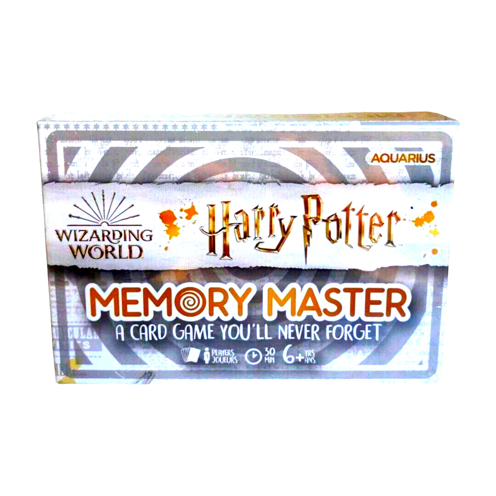 Harry Potter New Memory Master Card Game. Sealed box. Wizarding Family Fun. New